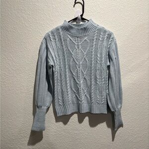 FCT‎ Light Blue Cable Knit Sweater, Small , NWT